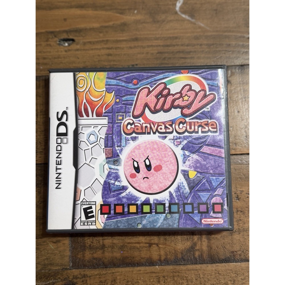 Kirby: Canvas Curse (Nintendo DS) Replacement Case Box Art Only -NO GAME~J807